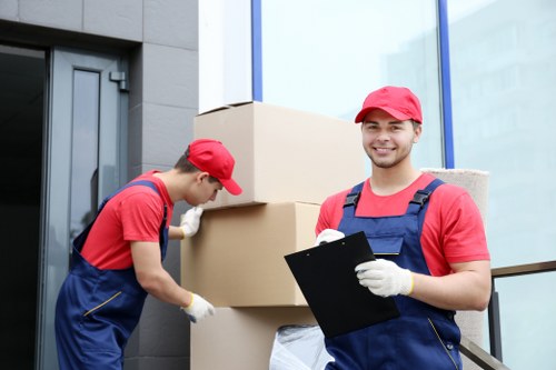 Prepared moving van ready for a Chinatown home or business move