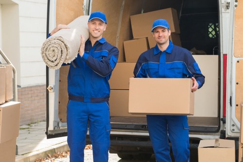 Movers planning a local residential move in Chinatown