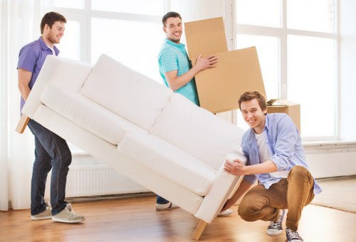 House movers planning a residential move in Chinatown
