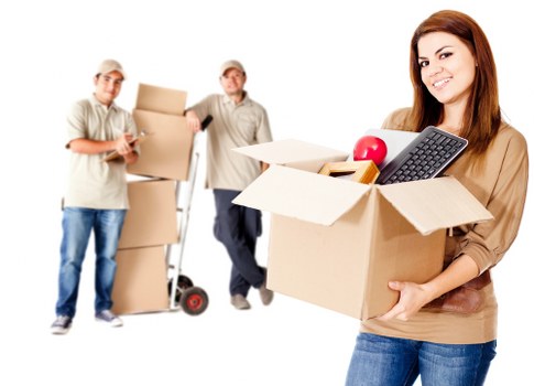 Careful moving service in a central London building