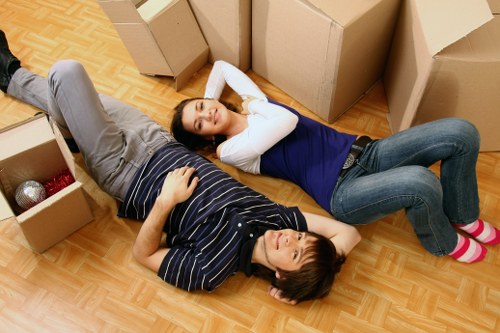 Professional Chinatown moving service handling items with care